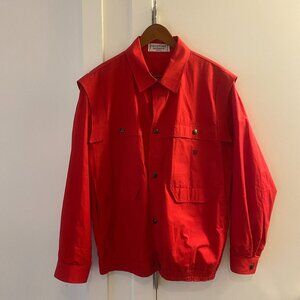 RARE VINTAGE 70S GIVENCHY GENTLEMAN SHIRT JACKET MADE IN FRANCE SIZE M/L